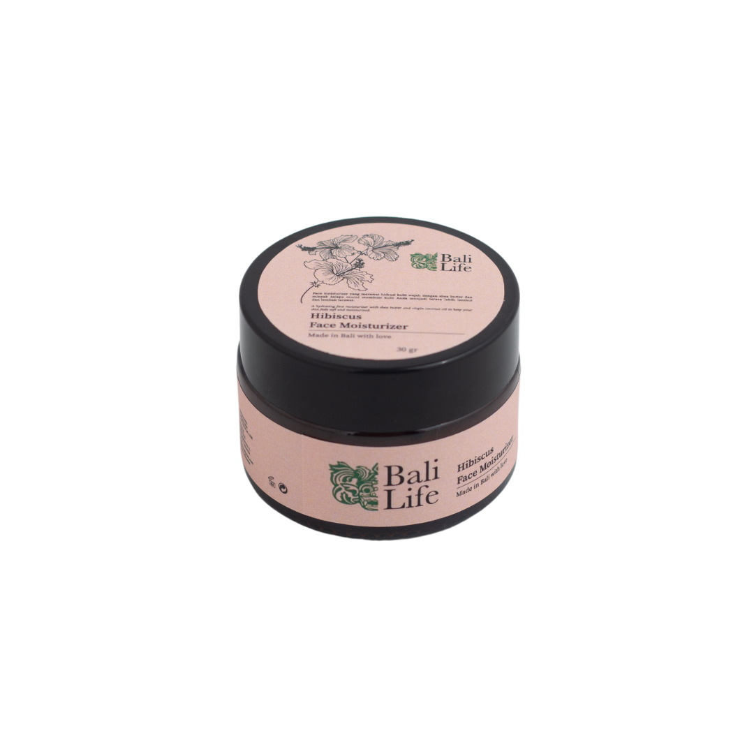 Hebat Face Moisturiser by Bali Life Body Care In Ubud.Cut out Image of cruelty free palm oil free sulphate free and paraben free Hebat Face Moisturiser.